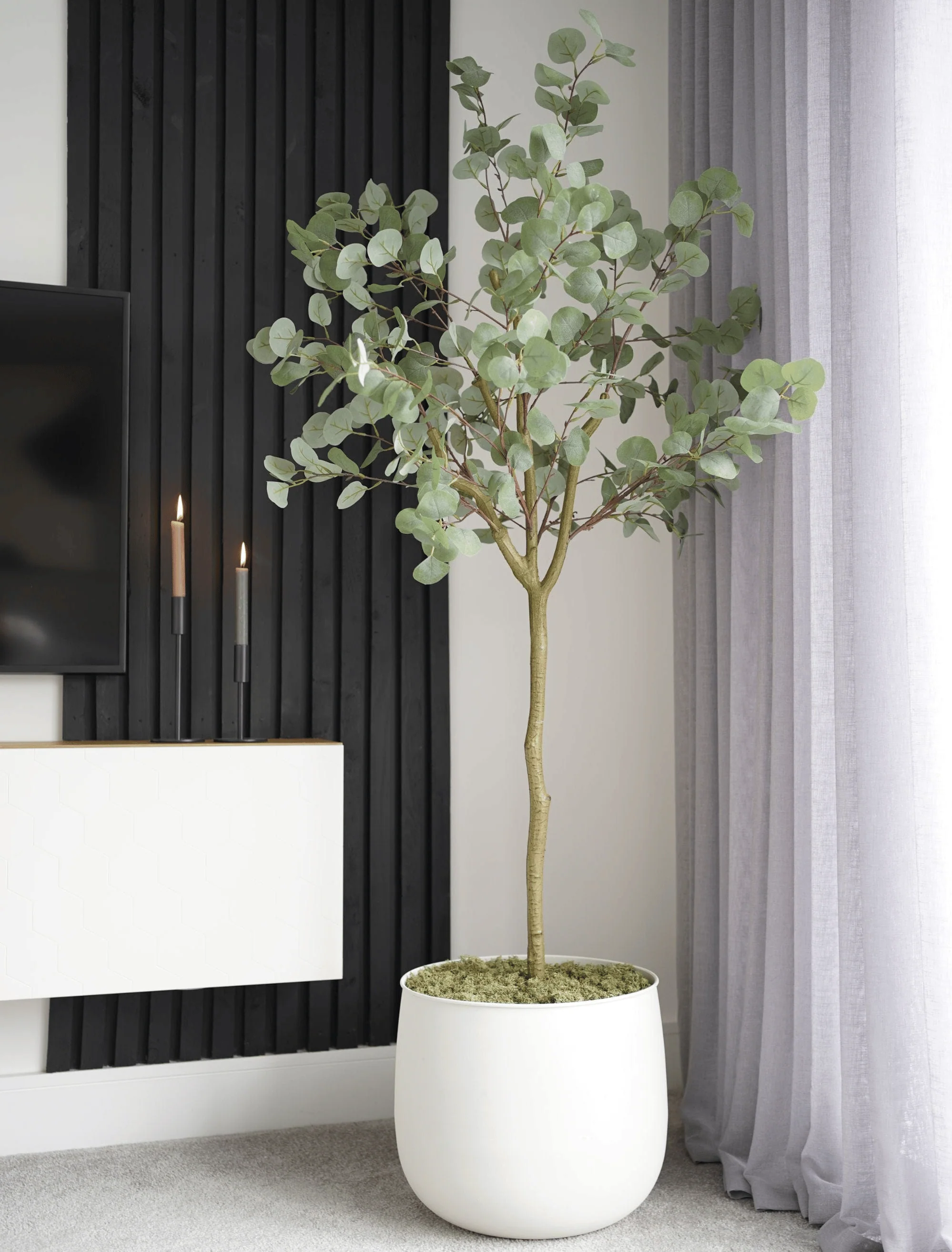 Faux Eucalyptus Tree 160cm / 5ft 2" - Image 4