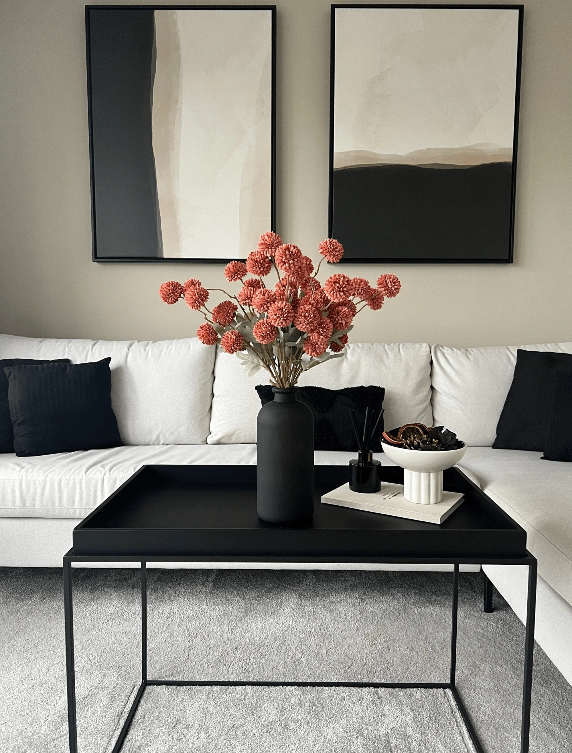 Faux Kiku Flower - Umber (10 Stems / 50 Heads) - Image 3