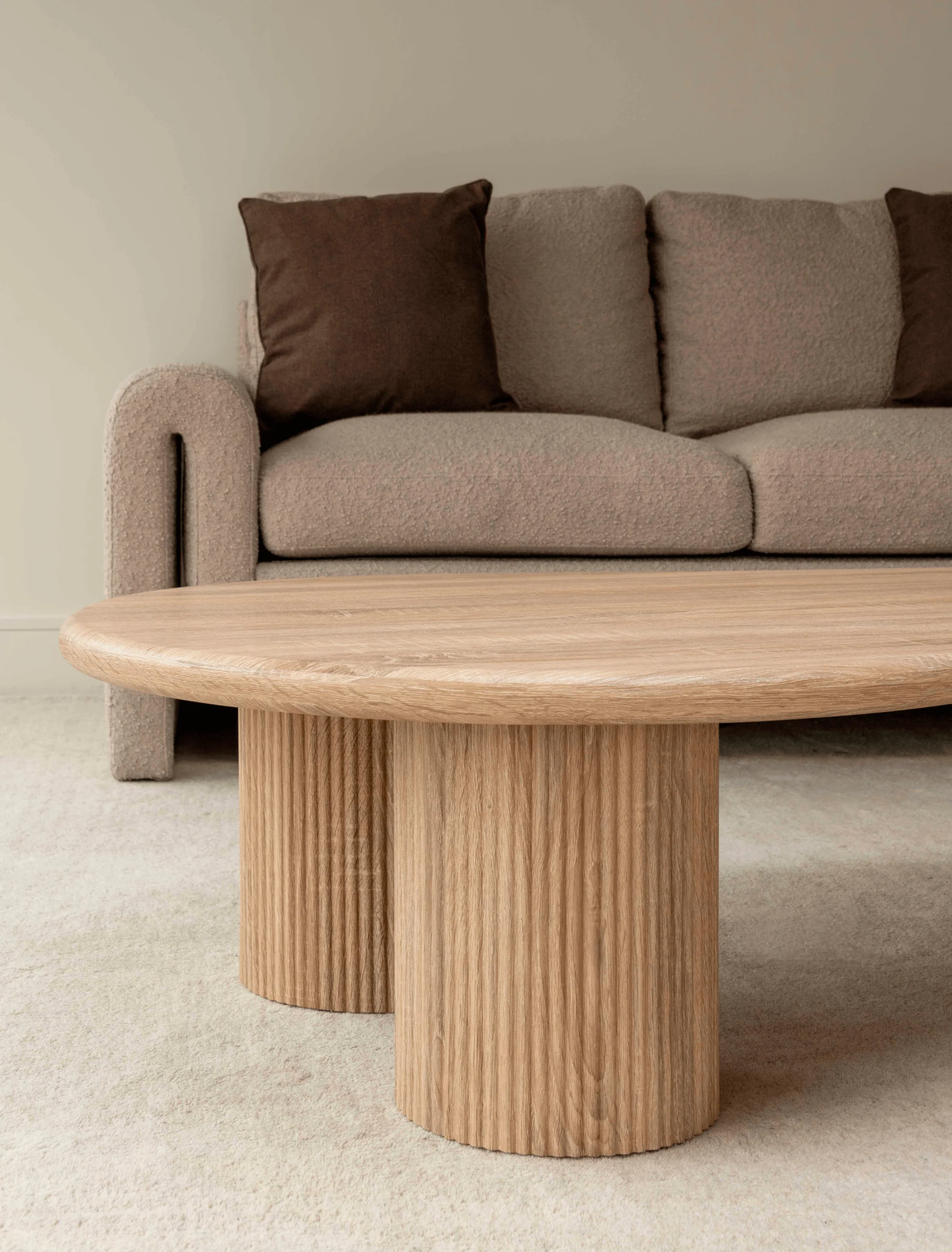 Luna Coffee Table - Light wood - Image 4