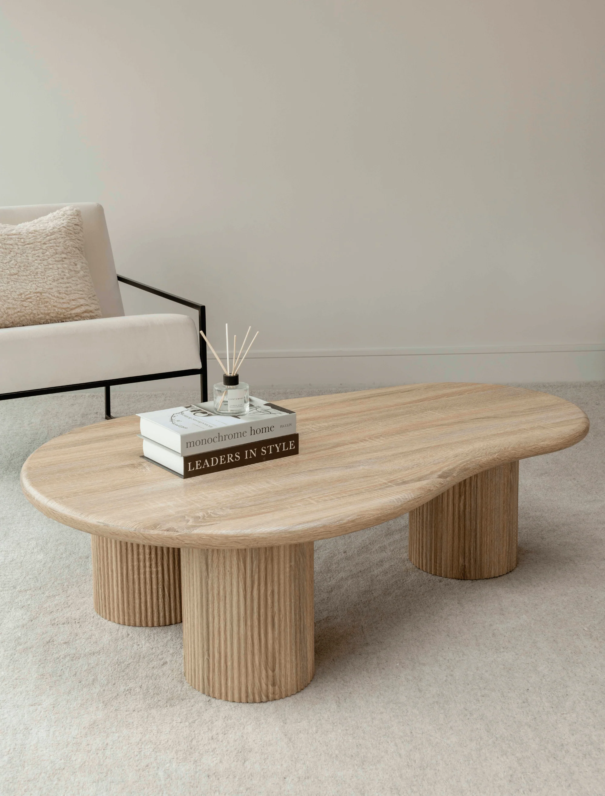 Luna Coffee Table - Light wood - Image 5